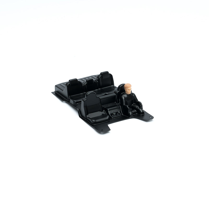 FCX24M blister seat compartment with figure for RC model upgrade.