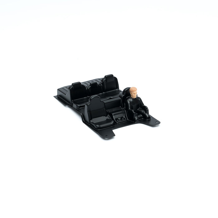 FCX24M blister seat compartment with figure for RC model upgrade.