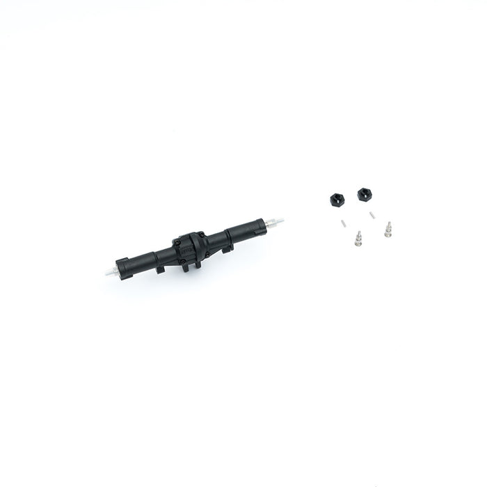 FCX24M Defender 90 rear axle assembly with screws and parts