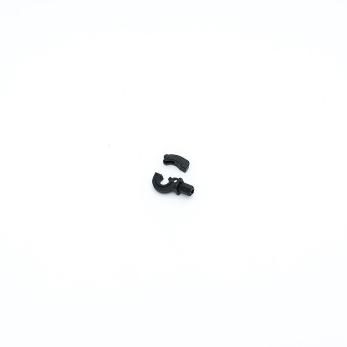Black towing hooks for FCX24M Defender 110/90 RC models