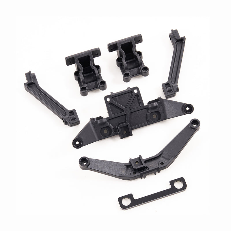 Set of black plastic chassis supporter brackets for FMT10 Colorado