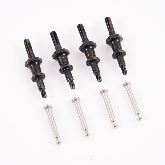 FMT10 Colorado Shock Mount Pin hardware set with black threaded pins and silver companion pins.