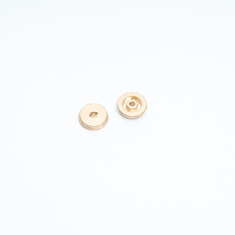 FCX24M brass wheel counterweights for enhanced RC vehicle performance