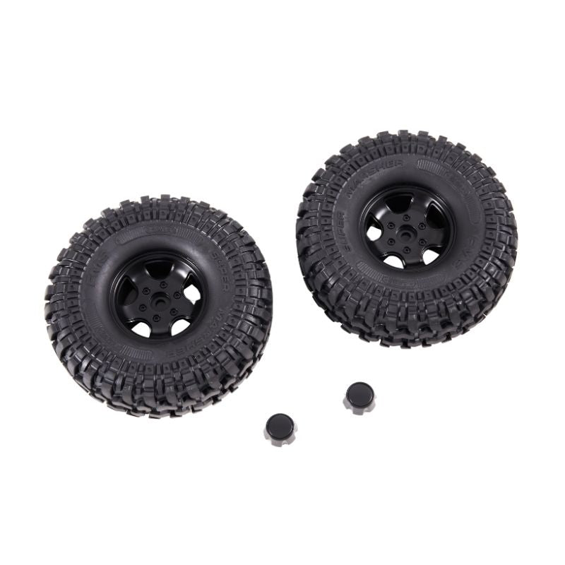 Conjunto de ruedas FCX10 Toyota LC80, 1 par (25 grados)