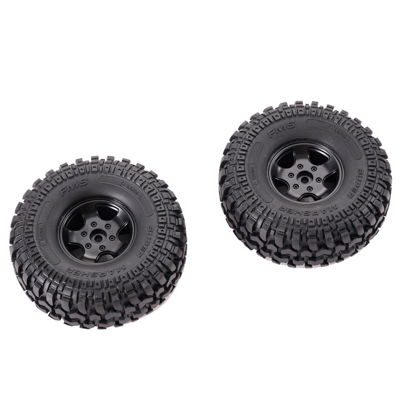 Conjunto de ruedas FCX10 Toyota LC80 (1 par)
