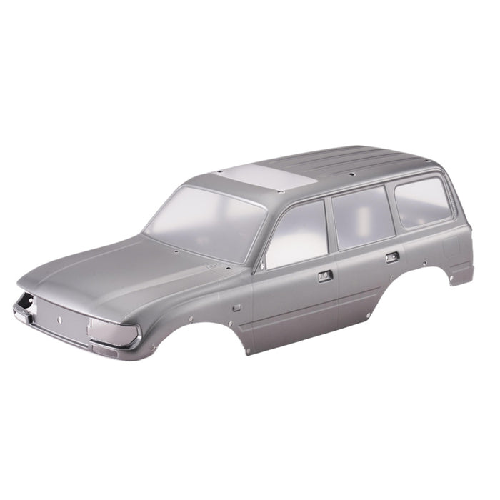 Carrocería del Toyota LC80 FCX10 pintada en gris