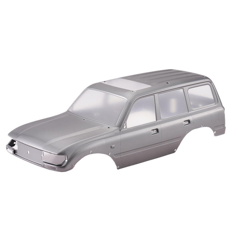 Carrocería del Toyota LC80 FCX10 pintada en gris