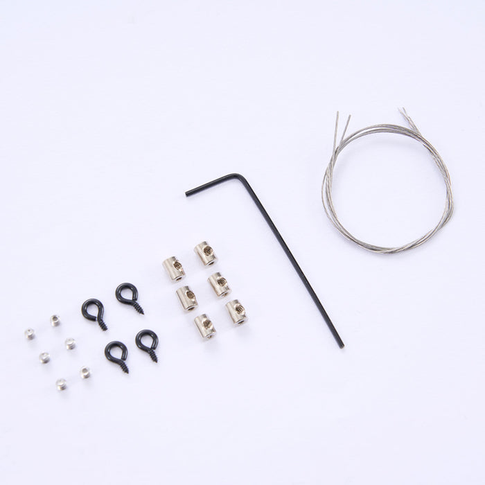 FCX24M Steel Wire Lock Set components including wire, locks, and wrench