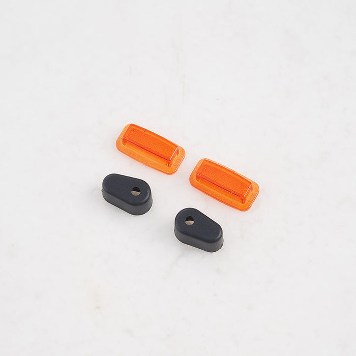 FCX10 Defender 110 side light set orange lenses and black bases