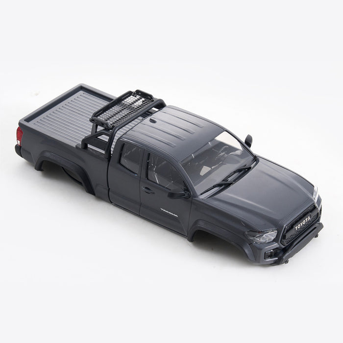 Carrocería Tacoma a escala 1:24 con pintura (azul, rojo y gris)