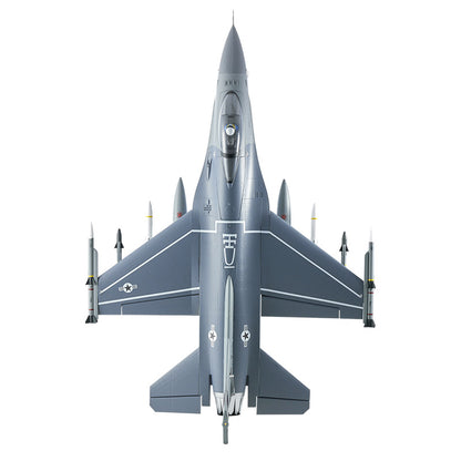 FMS 64mm EDF Jet F-16 Fighting Falcon PNP in Battlefield Gray, with missiles