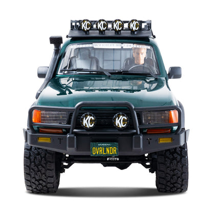 FMS 1:10 FCX10 OVR LC80 RS Brushless RC crawler with KC lights.