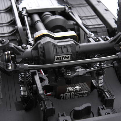 FMS FCX10 PRO Toyota LC80 RS V2 drivetrain with Predator 25KG servo