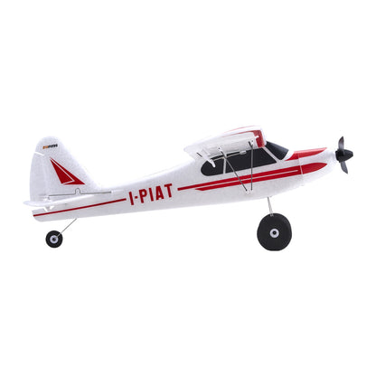 Model airplane with 'I-PIAT' branding on a white background