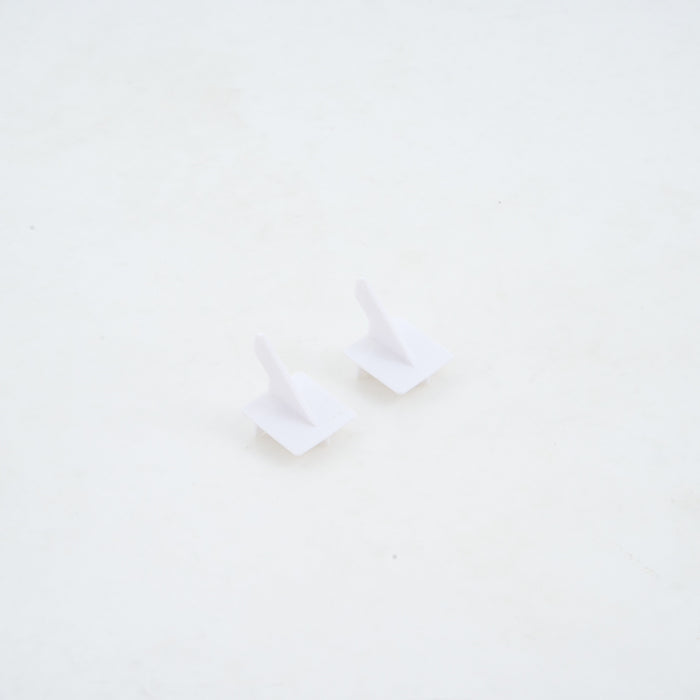 800mm Beaver Control Horns white plastic hardware parts (2 pcs)