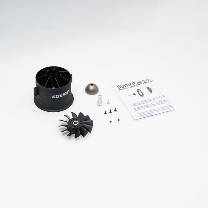 Ducted fan V2 For 80mm Rafale, 80mm Bae Hawk