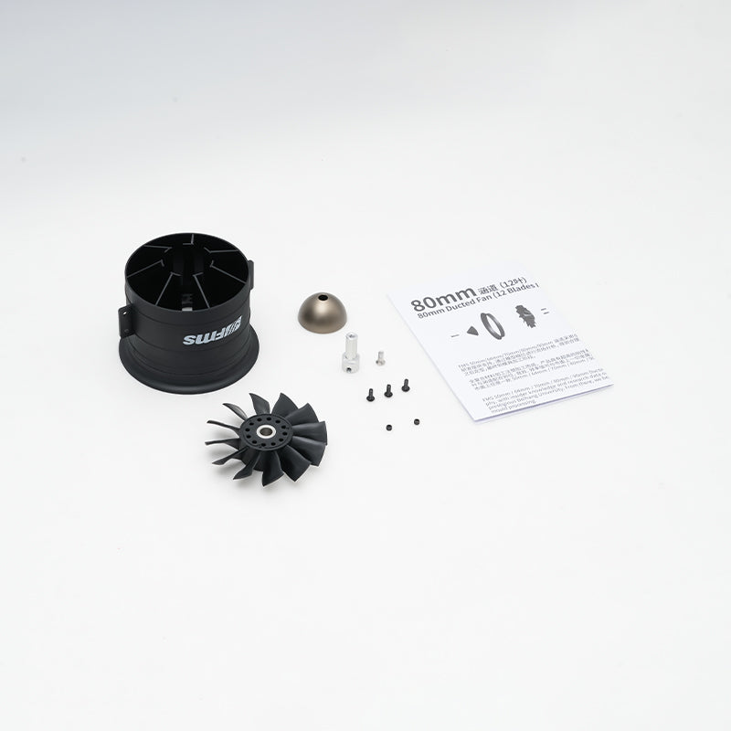 Ducted fan V2 For 80mm Rafale, 80mm Bae Hawk