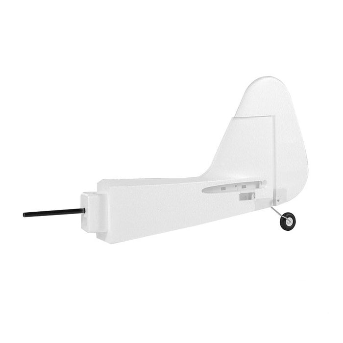 1300mm PA-18 RC airplane rear fuselage model in white