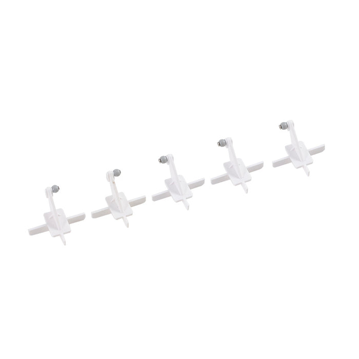Control horns for 64mm F-16 Thunderbird RC model aircraft