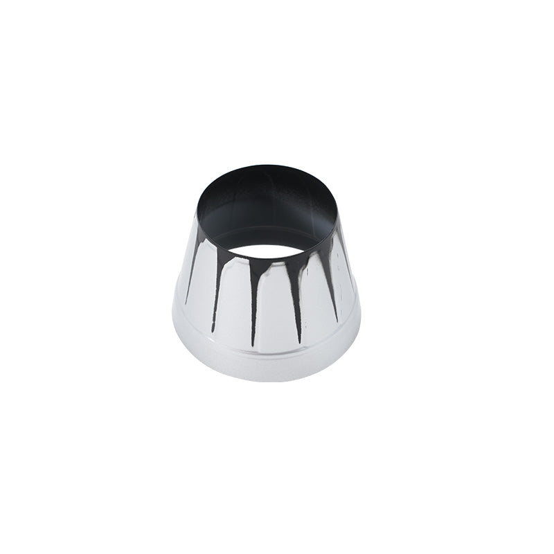 64mm F-16 exhaust nozzle in chrome finish for RC aircraft