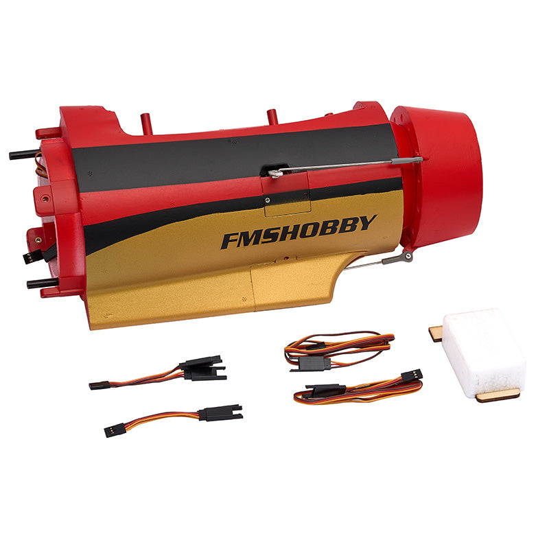 90mm Avanti rear fuselage with vector tail nozzle and accessories from FMS Hobby