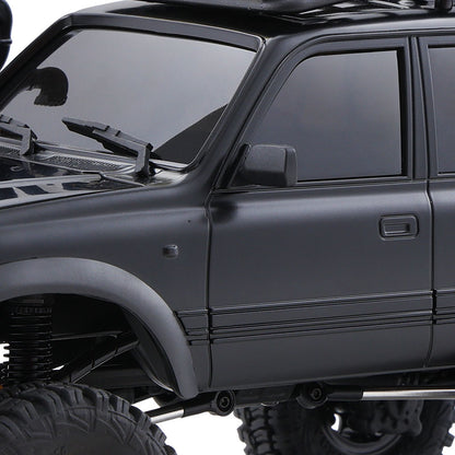 Black FMS 1:18 LC80 Toyota Land Cruiser 80 remote control vehicle side detail