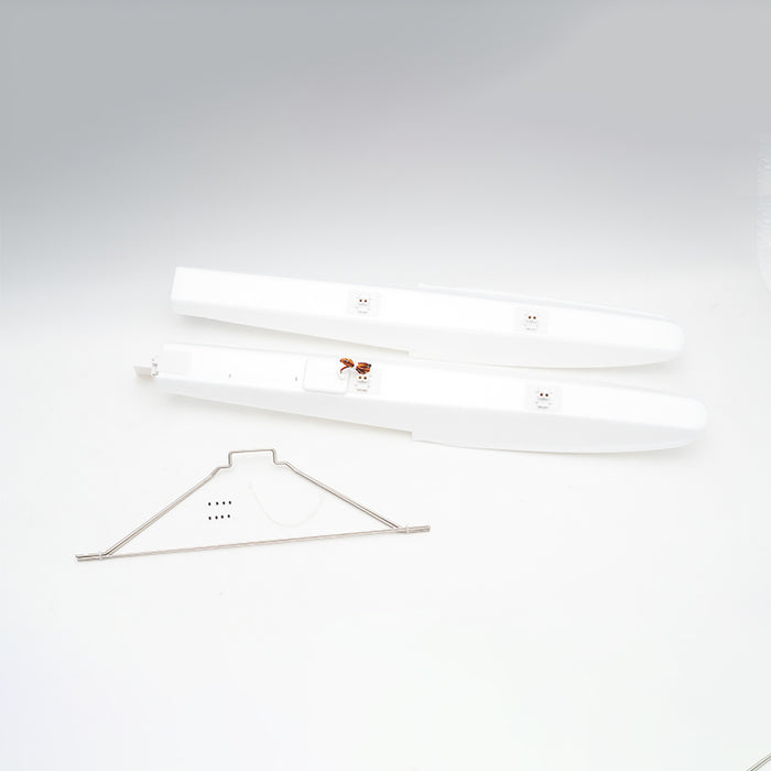 White float set for 1700mm PA-18 Super Cub model aircraft.