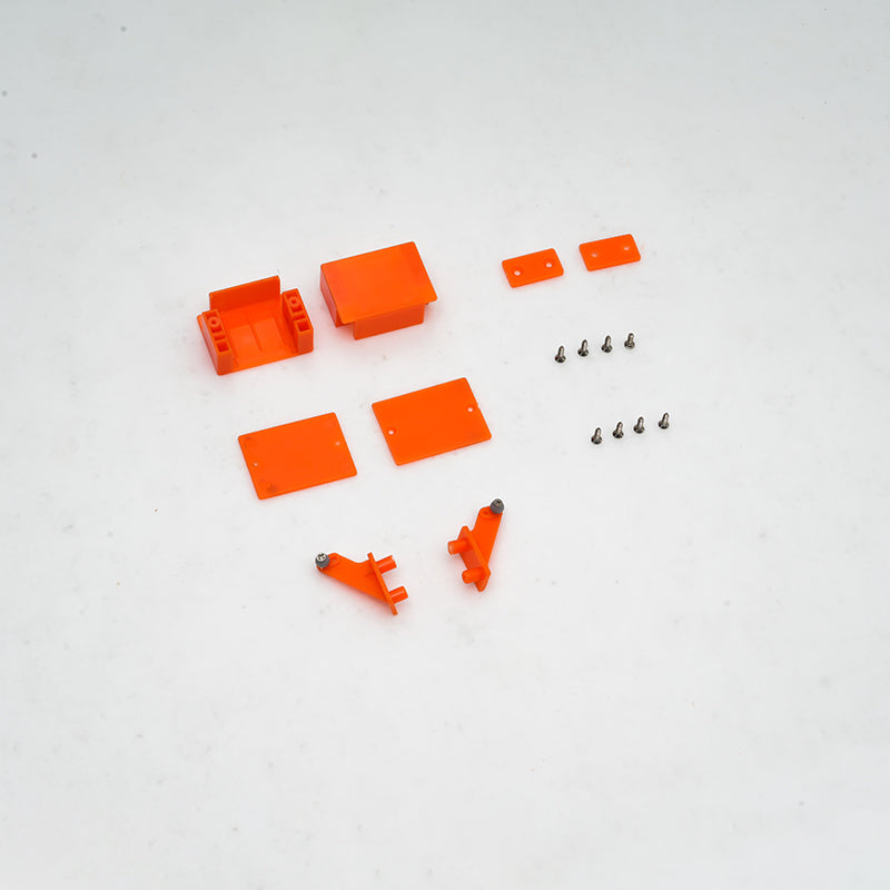 Orange components and screws for FMS 90mm Super Scorpion vertical stabilizer