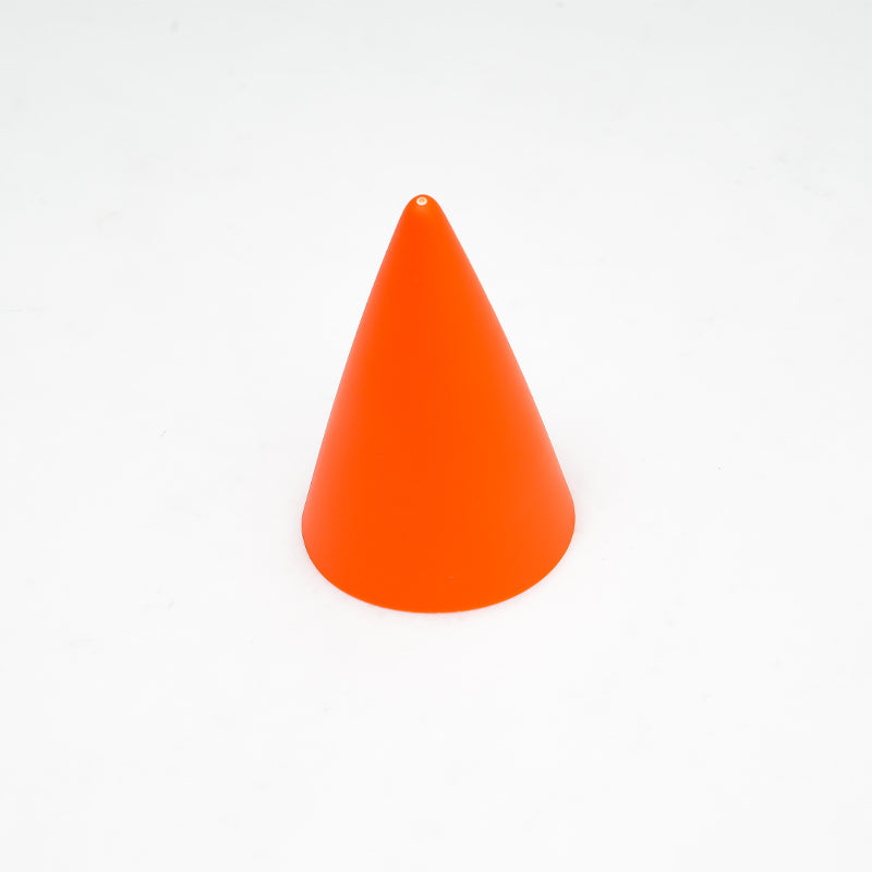 Orange cone-shaped accessory for RC models