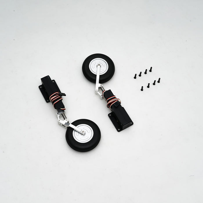 90mm Super Scorpion main landing gear system with wheels and screws