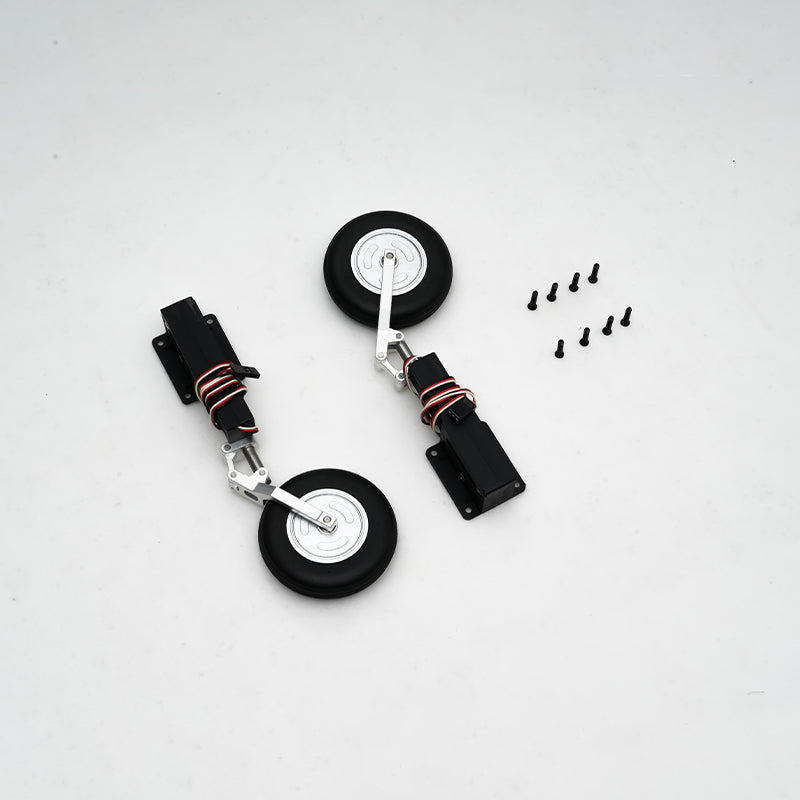 90mm Super Scorpion main landing gear system with wheels and screws