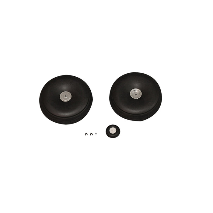 1500mm Maule replacement wheel set with mounting screws