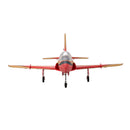 FMS 90mm EDF Jet Avanti 18th Anniversary Edition, red with gold trim, on landing gear.