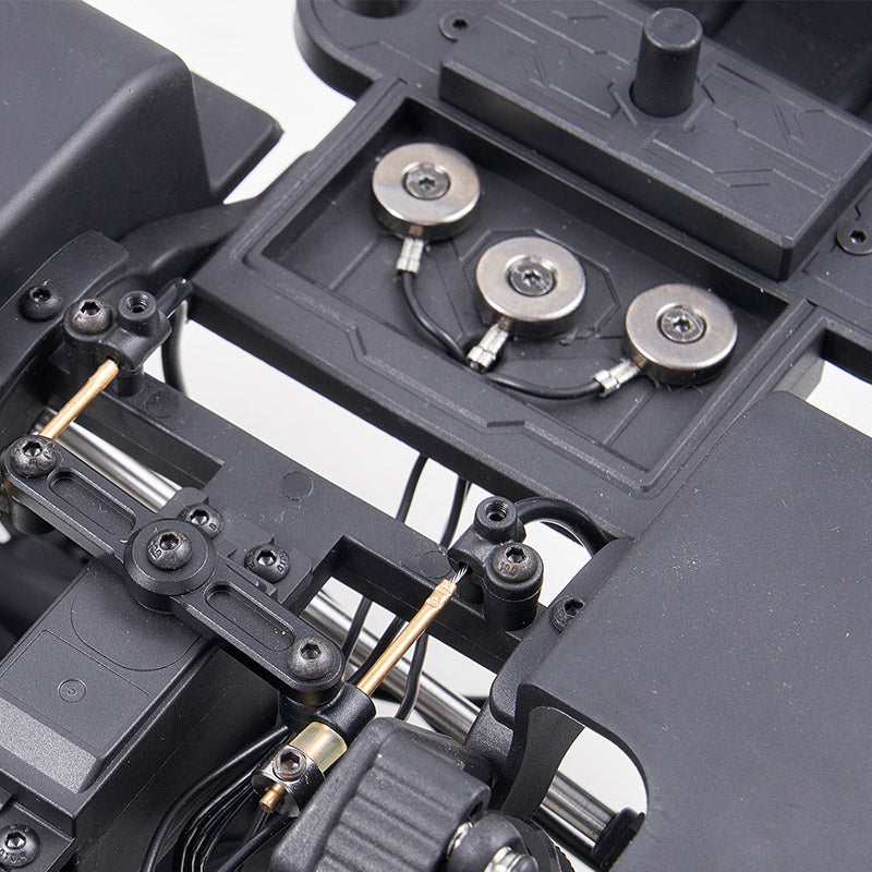 FMS 1:10 Canyon RS magnetic quick-mount system and servo linkage