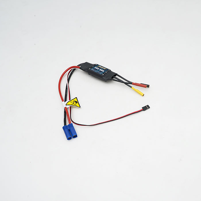 Predator 60A ESC with EC5 connectors and input cable for RC models