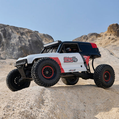 ROCHOBBY 1:7 Ridge Racer U4 Desert Buggy RS, white and red RC offroad vehicle with rugged tires