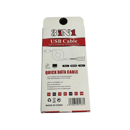Cable USB 3 puertos en 1 personalizado de FMS