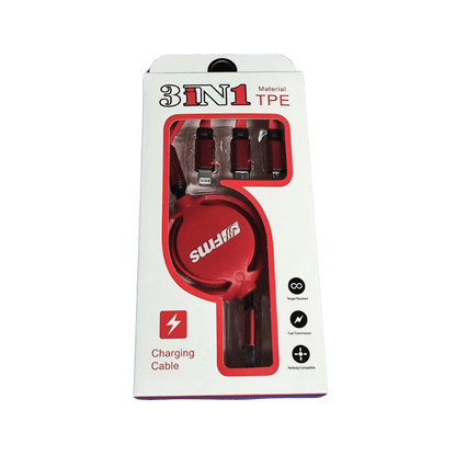 Cable USB 3 puertos en 1 personalizado de FMS