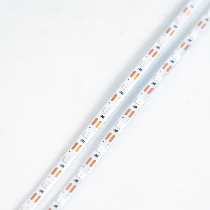White aeromodelling LED light strip with orange and black SMD chips