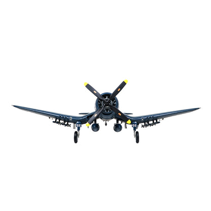 FMS 1700mm F4U Corsair V3 PNP, dark blue scale model aircraft with four-bladed propeller and landing gear.