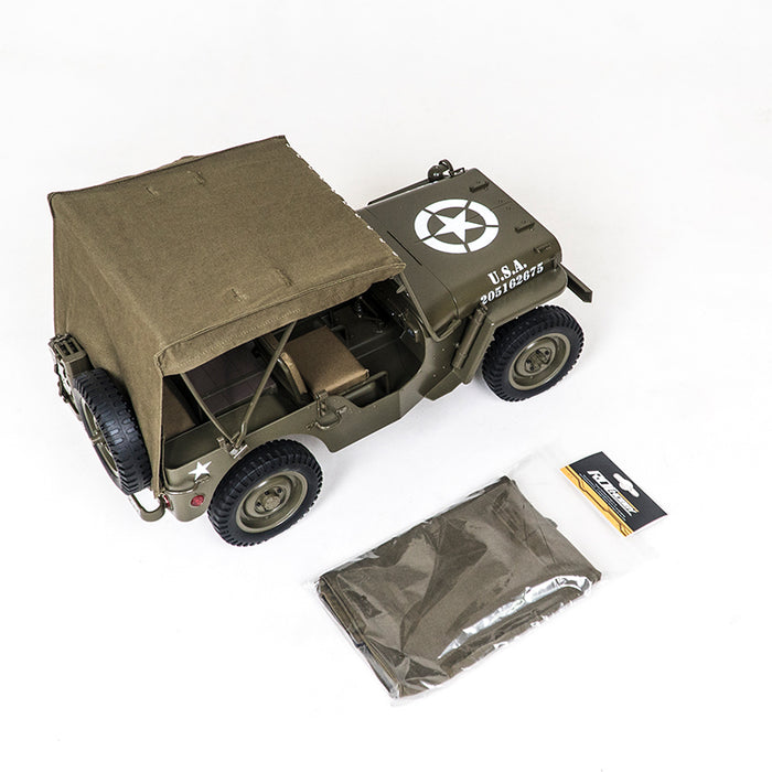Cañón antitanque/Remolque/Ametralladora/Lona superior para escalador MB 1941 a escala 1:6/1:12 