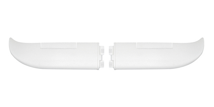 1280mm Easy Trainer V2 main wing set in white for remote control airplanes