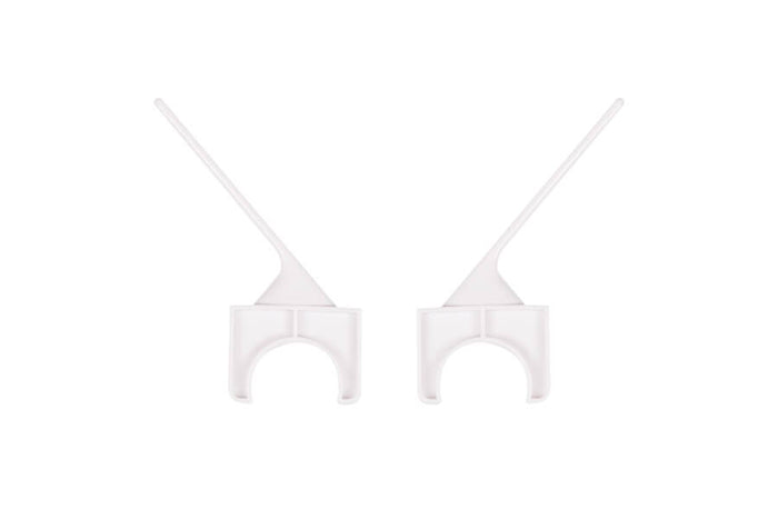 White antenna clips for remote control models