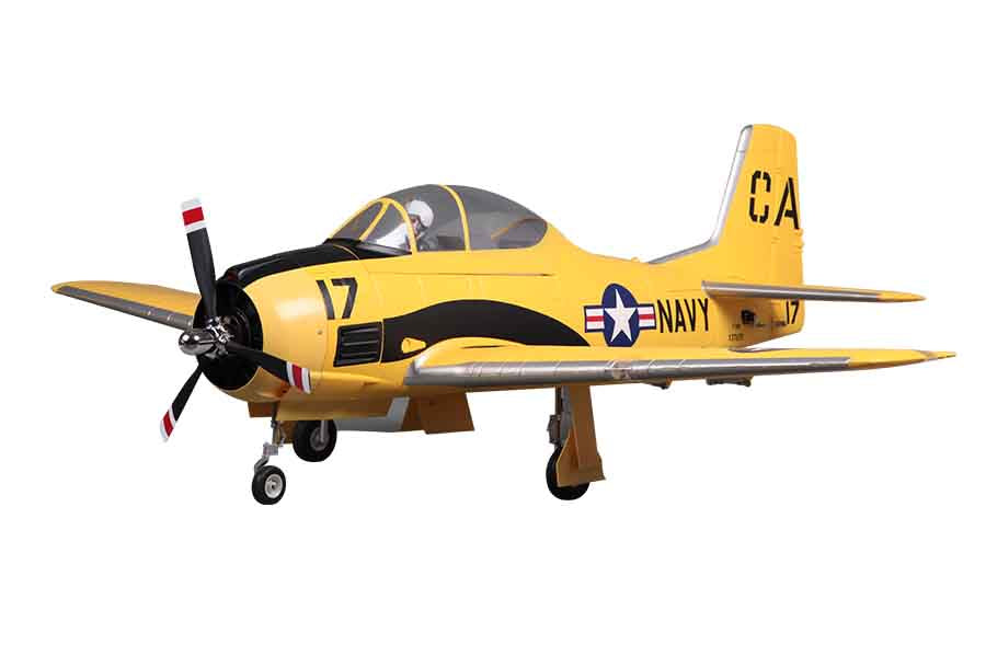 FMS 1400mm T-28D Trojan V4 Yellow PNP (Only Shipped to Canada)