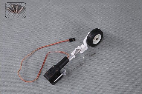 1400mm T-28D V4 Trojan front landing gear system with wheel and servo