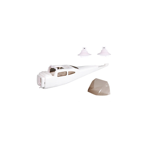 1400mm Sky Trainer 182 Blue Fuselage with parts for RC model assembly