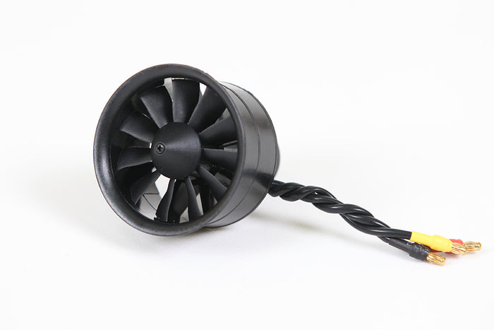 50mm 11-blade ducted fan for RC airplanes with motor connectors