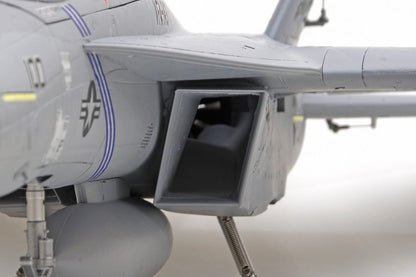 FMS F-18F Super Hornet 70mm EDF jet model with detailed engine intake and landing gear
