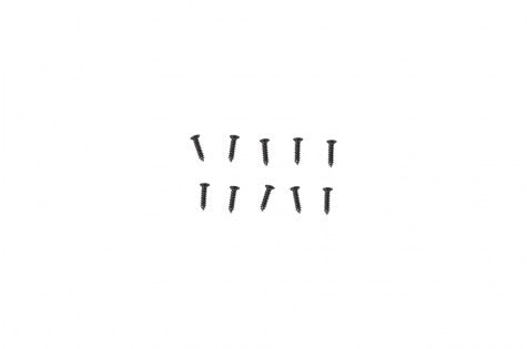 Set of 12 black screws for 850mm Flash RC model assembly