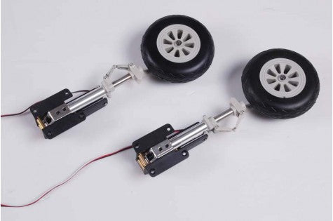 1400mm P-51D Red Tail V8 landing gear system with wheels and springs